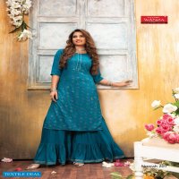 Wanna Noorah Vol-2 Wholesale Kurti With Sharara Catalogs