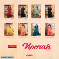 Wanna Noorah Vol-2 Wholesale Kurti With Sharara Catalogs