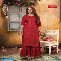 Wanna Noorah Vol-2 Wholesale Kurti With Sharara Catalogs