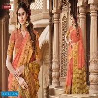 SANGAM PRINTS MADHVI COTTON WEAVING SARIS WHOLESALER