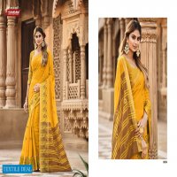 SANGAM PRINTS MADHVI COTTON WEAVING SARIS WHOLESALER