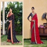 Aayami Athena Wholesale Georgette With Silk Border Sarees