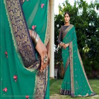 Aayami Athena Wholesale Georgette With Silk Border Sarees