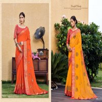 Aayami Athena Wholesale Georgette With Silk Border Sarees
