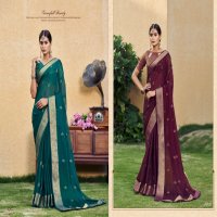 Aayami Athena Wholesale Georgette With Silk Border Sarees