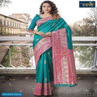 Svarna Svarna Vol-3 Wholesale Lichi Silk Indian Sarees