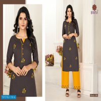 Baanvi Dhriti Vol-1 Wholesale Kurti With Plazzo