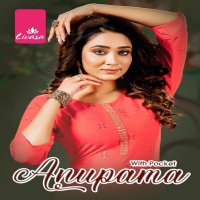 ANUPAMA BY LIVASA HEAVY RAYON LIQUID PRINT WITH KASAB WORK KURTI CATALOG WHOLESALER BEST RATE