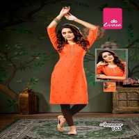 ANUPAMA BY LIVASA HEAVY RAYON LIQUID PRINT WITH KASAB WORK KURTI CATALOG WHOLESALER BEST RATE