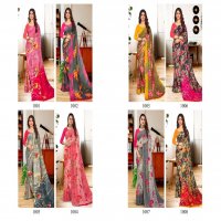 SAI ANSH SONIYA PURE GEORGETTE PRINTED SAREES LOWEST RATE