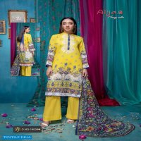 Keval Fab Alija B Vol-14 Wholesale Lawn Fabrics Dress Material