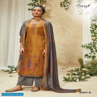 Ganga Inara S0667 Wholesale Russian Silk Salwar Kameez
