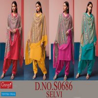 Ganga Selvi S0686 Wholesale Premium Cotton Salwar Kameez