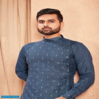 BANWERY PRESENT FATHER & SON COTTON SLUB MENS KURTA PYJAMA WITH KIDS KURTA PYJAMA