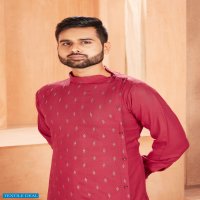 BANWERY PRESENT FATHER & SON COTTON SLUB MENS KURTA PYJAMA WITH KIDS KURTA PYJAMA