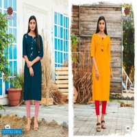 Baanvi Sui Dhaga Vol-1 Wholesale Reyon Long Kurtis
