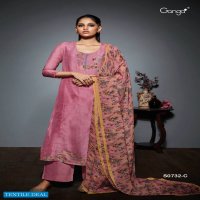 Ganga Zinnia S0732 Wholesale Bemberg Silk Salwar Kameez