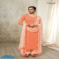 Ganga Griyashi S0737 Wholesale Premium Cotton Satin Dress Material