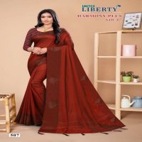 Liberty Harmony Plus Vol-7 Wholesale Designer Zari Nylone Sarees