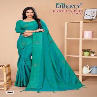 Liberty Harmony Plus Vol-7 Wholesale Designer Zari Nylone Sarees