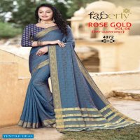 Liberty Rose Gold Vol-6 Wholesale Casual Ethnic Sarees