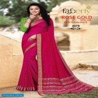 Liberty Rose Gold Vol-6 Wholesale Casual Ethnic Sarees