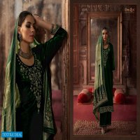 Omtex The Velvet Soul Wholesale Silkina Velvet With Woek Salwar Kameez