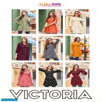 TIPS & TOPS VICTORIA RAYON PRINTED GIRLS WESTERN SHORT TOP