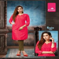 BASICS BY LIVASA HEAVY RAYON PRINTED KURTI CATALOG WHOLESALER BEST RATE