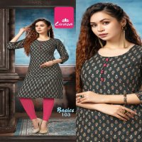 BASICS BY LIVASA HEAVY RAYON PRINTED KURTI CATALOG WHOLESALER BEST RATE