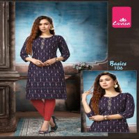 BASICS BY LIVASA HEAVY RAYON PRINTED KURTI CATALOG WHOLESALER BEST RATE