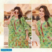 COCKTAIL VOL 2 BY KAJAL STYLE COTTON EMBROIDERY KAFTAN COLLECTION