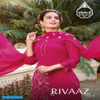 Vivils Rivaz Vol-3 Wholesale Three Piece Readymade Dress