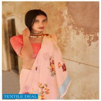 Shangrila Raaga Linen Vol-7 Wholesale Weaving Silver Border Sarees