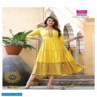 Diya Groom Vol-1 Wholesale Designer Pattern Anarkali Long Kurtis
