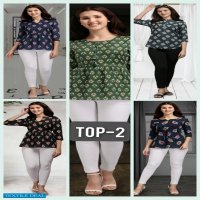 Vassu Top Vol-2 Wholesale Printed Long Kurtis