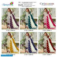 Saniya Crimson ST-1006 Colour Wholesale Pakistani Concept Dress
