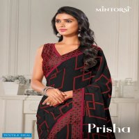 MIntorsi Prisha Wholesale Weightless Satin Indian Sarees