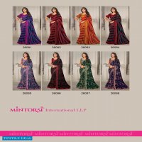 MIntorsi Prisha Wholesale Weightless Satin Indian Sarees