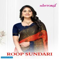 MIntorsi Roop Sundari Wholesale Chiffon Brasso Indian Sarees
