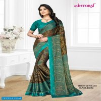 MIntorsi Roop Sundari Wholesale Chiffon Brasso Indian Sarees