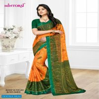 MIntorsi Roop Sundari Wholesale Chiffon Brasso Indian Sarees