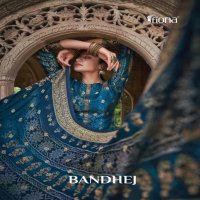 Fiona Bandhej Wholesale Bandhani Digital Print Dress Material