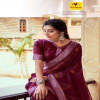 VINAMRA LILEN SILVER VOL 1 CASUAL WEAR LINEN COTTON SARIS AUTHORIZED SUPPLIER