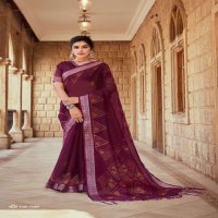 VINAMRA LILEN SILVER VOL 1 CASUAL WEAR LINEN COTTON SARIS AUTHORIZED SUPPLIER