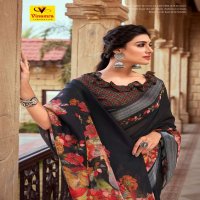 VINAMRA LILEN SILVER VOL 1 CASUAL WEAR LINEN COTTON SARIS AUTHORIZED SUPPLIER