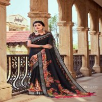 VINAMRA LILEN SILVER VOL 1 CASUAL WEAR LINEN COTTON SARIS AUTHORIZED SUPPLIER