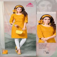 LIVASA MARVEL VOL 4 RAYON PRINT SIMPLE READYMADE KURTIS