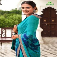 Sanskar Kanishka Wholesale Bember Georgette Indian Sarees