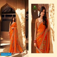 Sanskar Shubh Labh Wholesale Bright Chiffon Indian Sarees